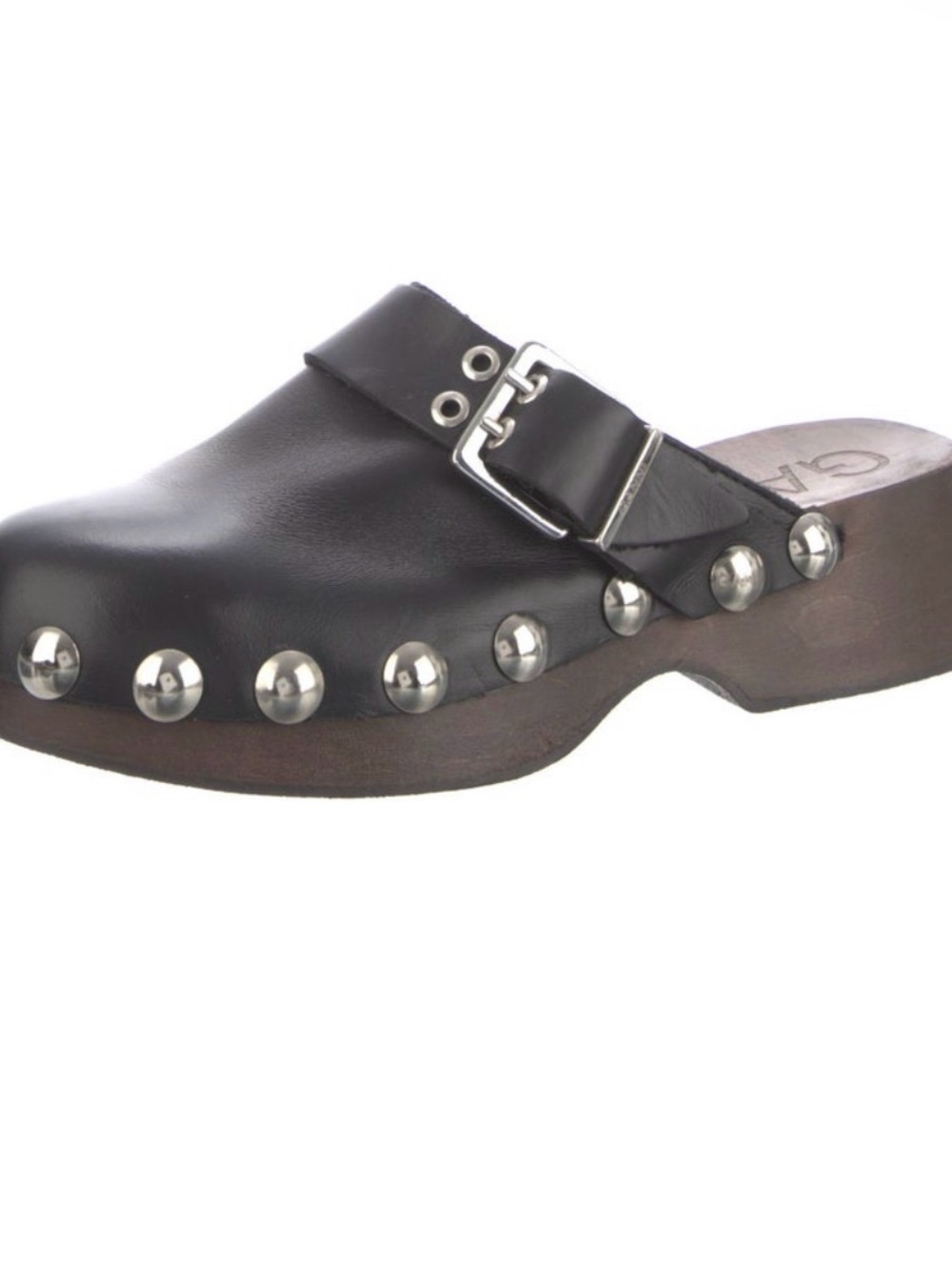 Ganni Leather Studded Mules